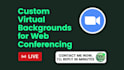 design custom zoom virtual meeting background