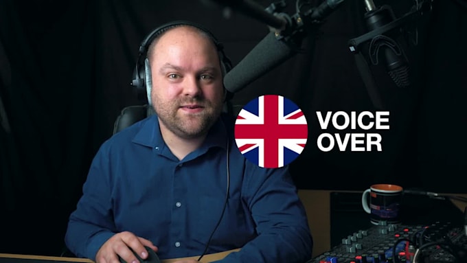 record a warm, friendly british male voice over