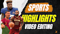 edit your sports highlights videos, nba,nfl sports video editor
