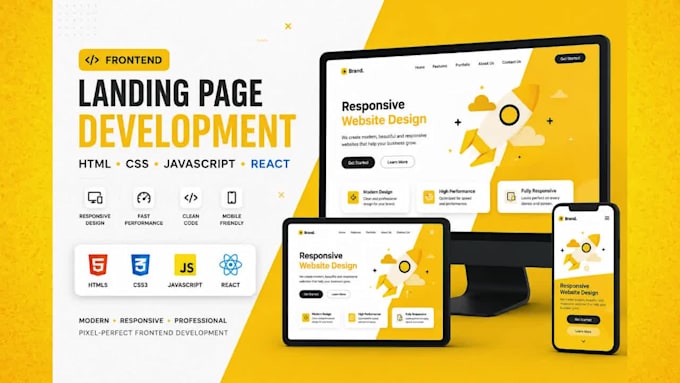 design, create custom website frontend web developer, website development