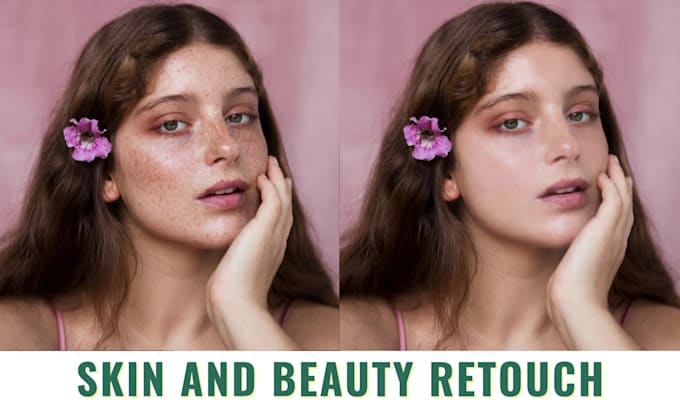 do high end skin and beauty retouch professionally in photoshop