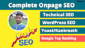 do advanced onsite or onpage seo and technical optimization