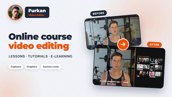 edit online course and e learning videos with captions and graphics