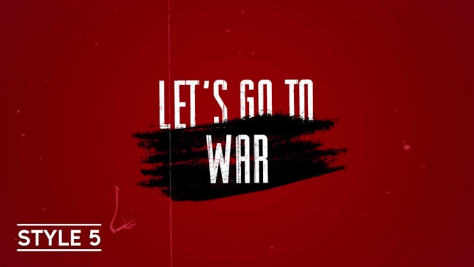 create awesome animated lyric video