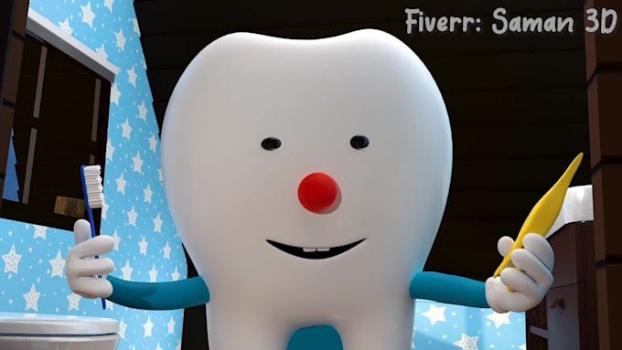 make cartoon animation for kids in 3d