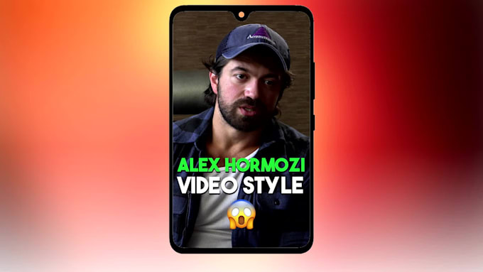 edit instagram reels, tiktok with caption like alex hormozi