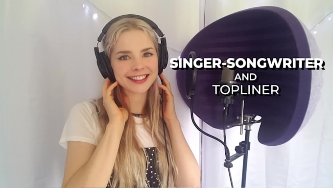 be your female singer vocalist for pop, edm, or rock