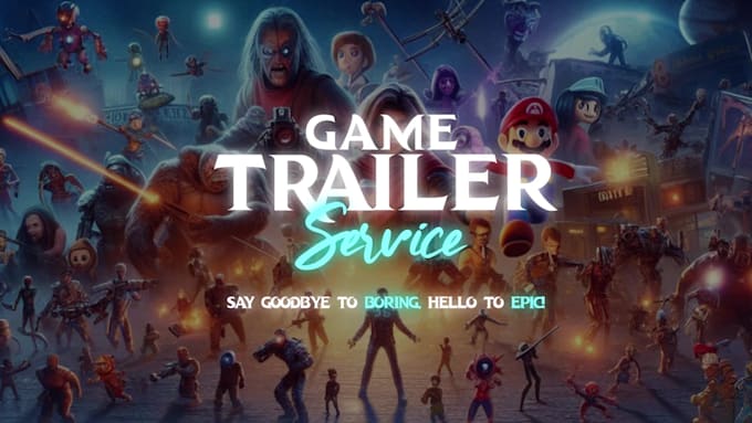 create a cinematic game trailer for you