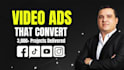 create video ads or short video ads for marketing commercial