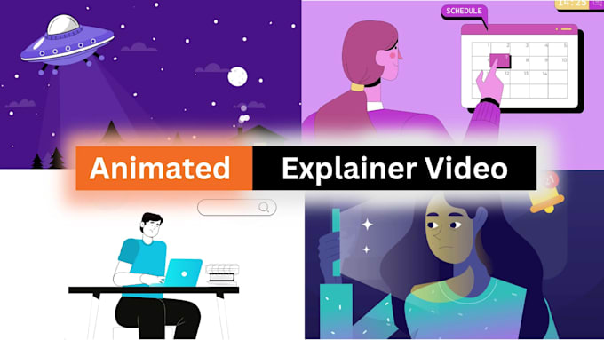 create a custom 2d animated explainer video