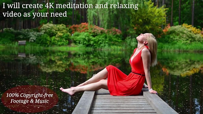create 4k meditation and relaxing video as your need