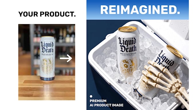 create realistic ai product photography