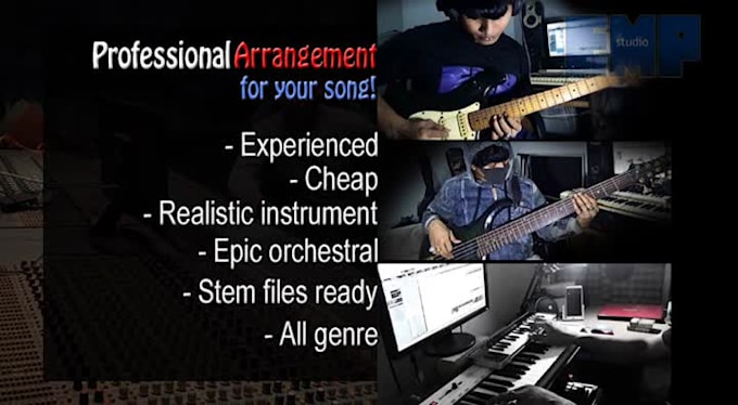make music arrangement for your song