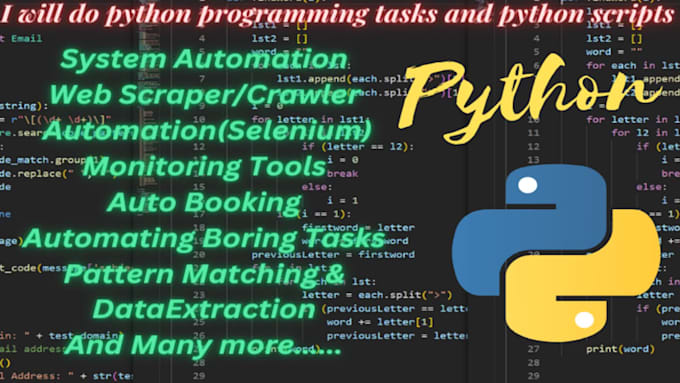 custom python scripts to automate your tasks and scale your bussiness