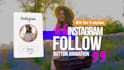 create instagram follow button animation