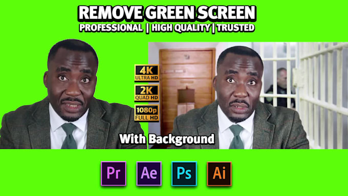 do remove the green screen, rotoscoping video editing
