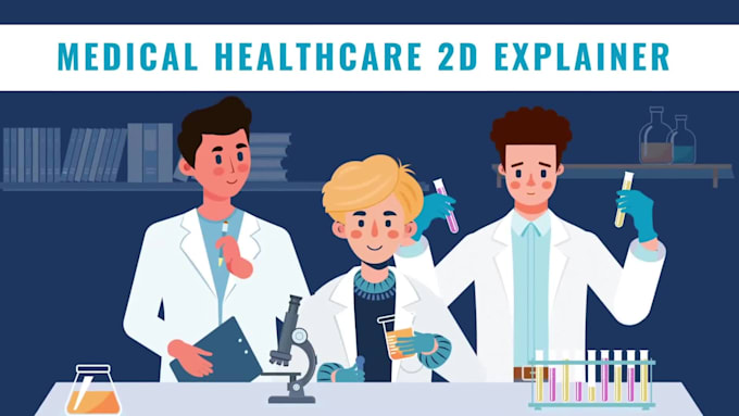 create medical 2d animation video animated video healthcare services