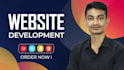 build, rebuild website development as full stack developer, front end developer