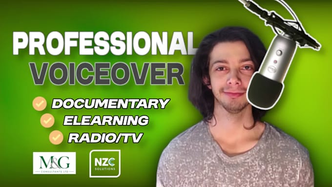 record a professional british male voiceover