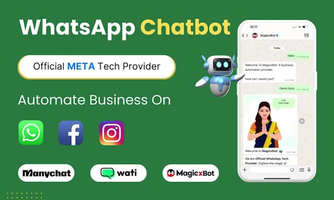 create whatsapp chatbot using official whatsapp API