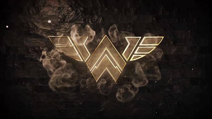 create epic metal neon logo animation intro video within 24h