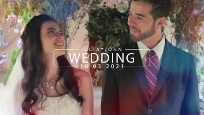professional wedding video editing