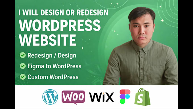 do wordpress website development, design, redesign, responsive, business website