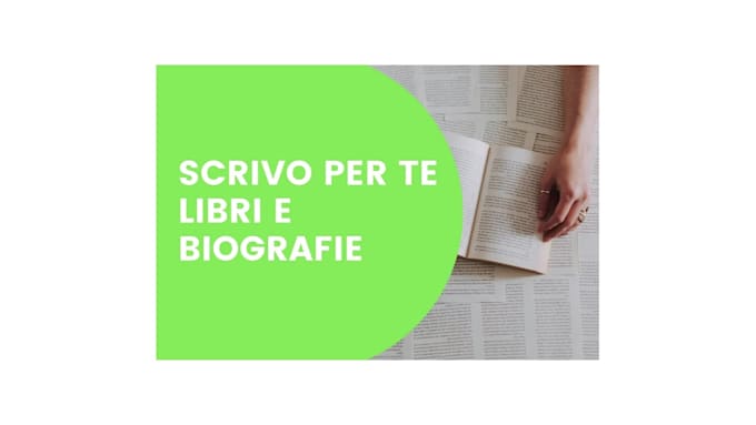 write books and biographies for you