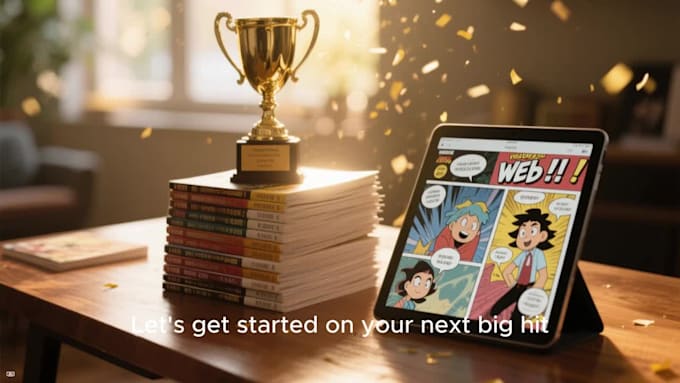 write comic book script, webtoon webcomic, anime script, manga script writing