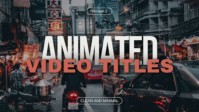 do stunning animated text for your videos