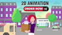 create a custom 2d explainer video