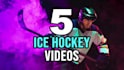 make ice hockey logo intro video animation