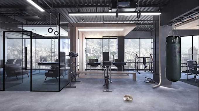 impressive interior and exterior architectural design rendering