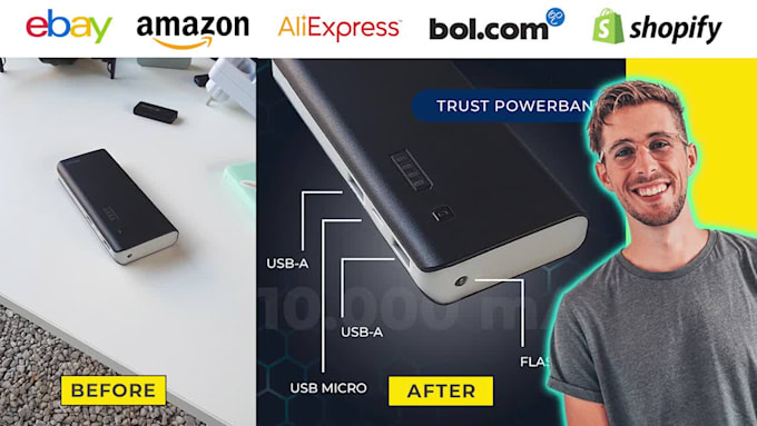 enhance and perfect your product pictures for listing