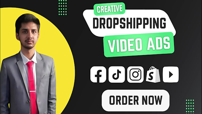 do creative dropshipping video ads for facebook and tik tok