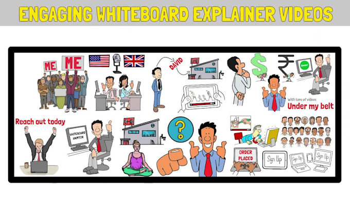 do whiteboard animation explainer video for youtube