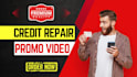 do credit repair video or credit score analysis short video ads