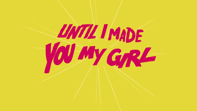 create an animated lyric video in 5 hours