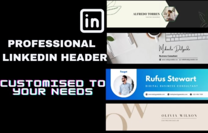 Design a best linkedin banner, cover, header by Rstuhin | Fiverr