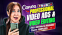 create video ads and video editing using canva