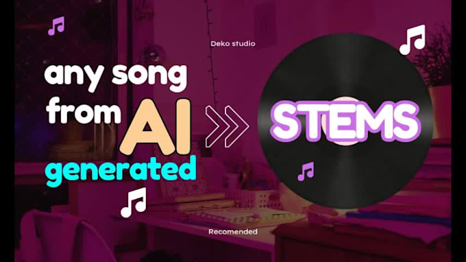 make stems from ai generated song