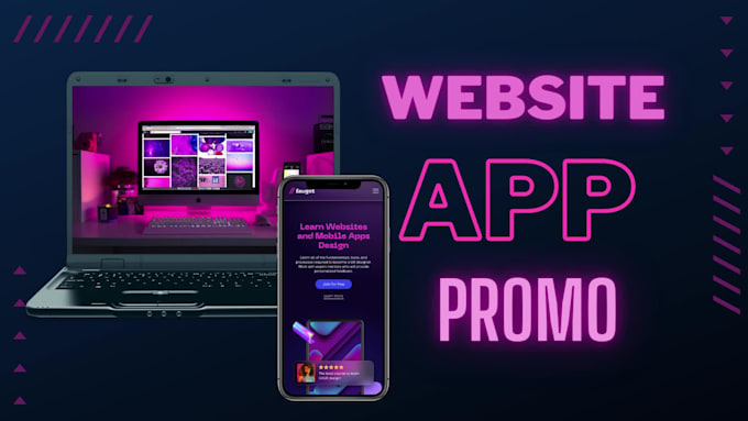 create saas explainer, app promo or website preview video
