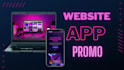 create saas explainer, app promo or website preview video