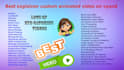 create 2d animation video or 2d animated explainer video