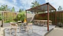 design backyard, garden, pool, patio, terrace as landscape architect