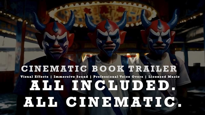 edit a movie or book trailer with epic sound and voice over