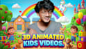 create high quality animated kids videos for youtube