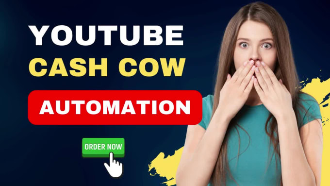 Create cash cow youtube automation channel, cash cow video editing by ...