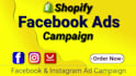 create viral shopify facebook ads campaign for dropshipping