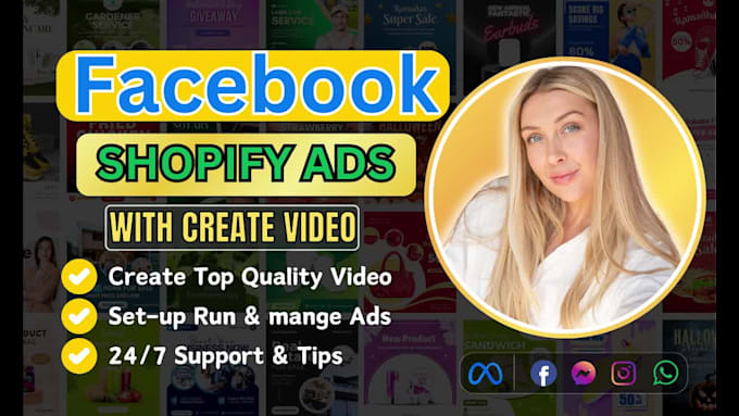 set up fb and ig ads campaigns, shopify ads, meta ads, marketing, fb ads manager